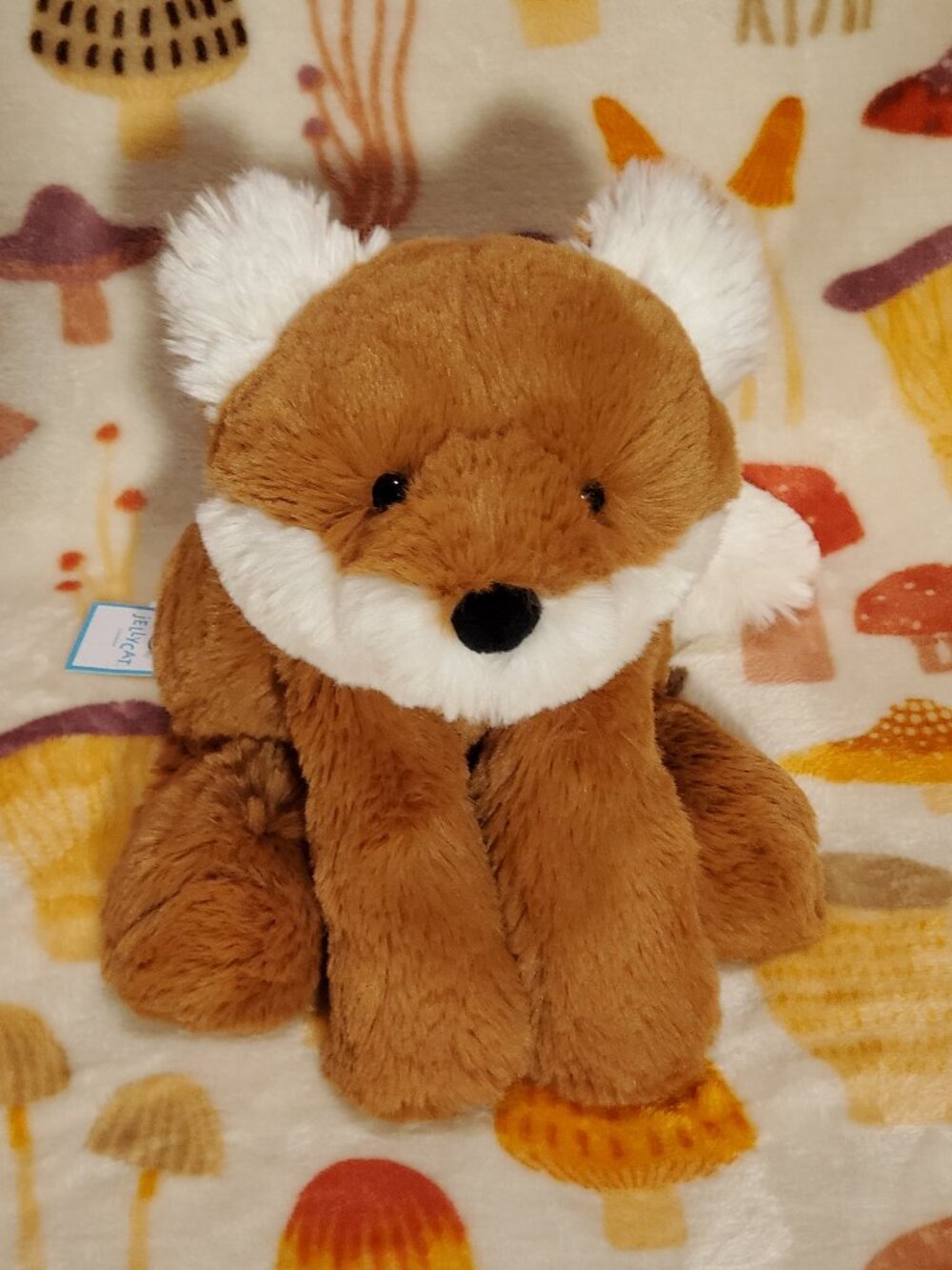 Jellycat London Authentic 🦊Smudge Fox🦊 Medium Plush w/Dust Bag NEW